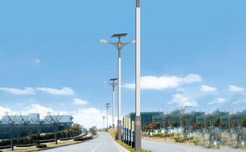 文殊镇太阳能路灯前半夜亮后半夜暗的真相：控制器分时调光机制